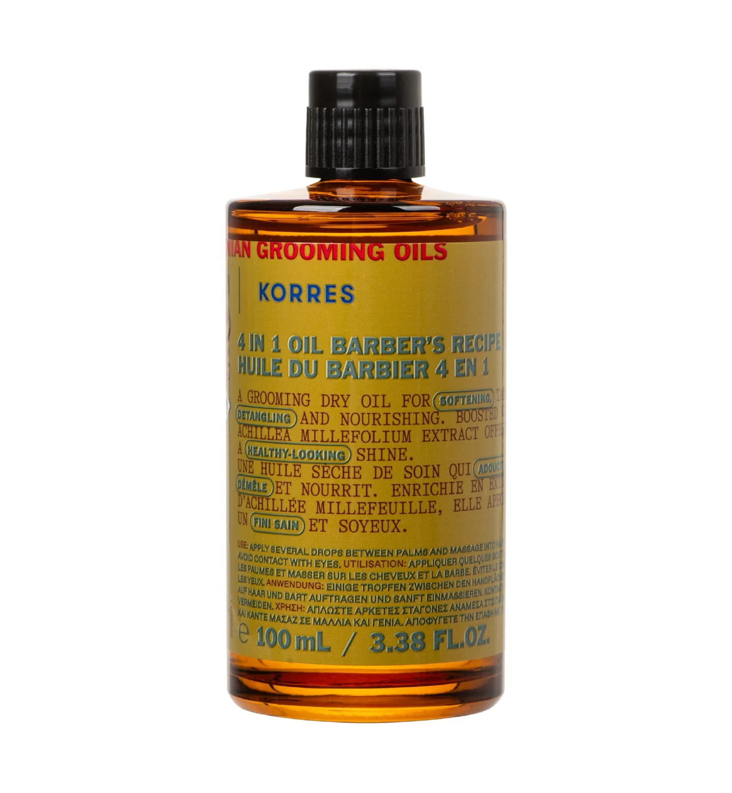 4-in-1 Grooming Oil Barber Recipe for Men